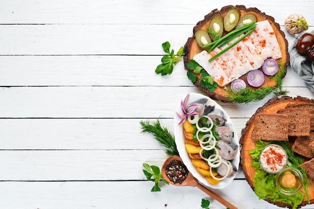 Zdrowe potrawy na stole